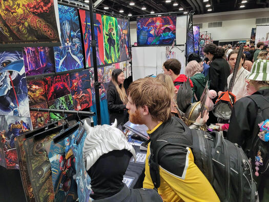 FanExpo Vancouver 2025 Table in action FanExpo Vancouver 2025 Table in action