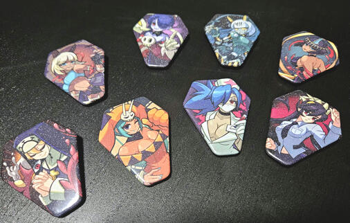 Skullgirls Buttons Sample Skullgirls Buttons Sample