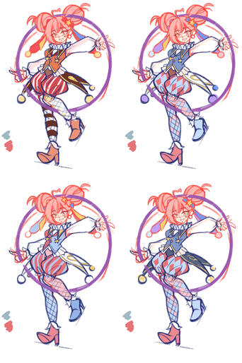 Aiko Concept & Colour roughs